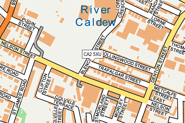 CA2 5XU map - OS OpenMap – Local (Ordnance Survey)