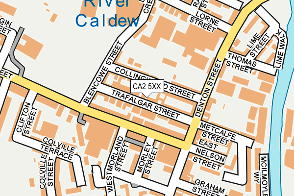 CA2 5XX map - OS OpenMap – Local (Ordnance Survey)