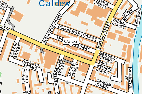 CA2 5XY map - OS OpenMap – Local (Ordnance Survey)