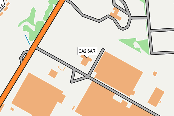 CA2 6AR map - OS OpenMap – Local (Ordnance Survey)