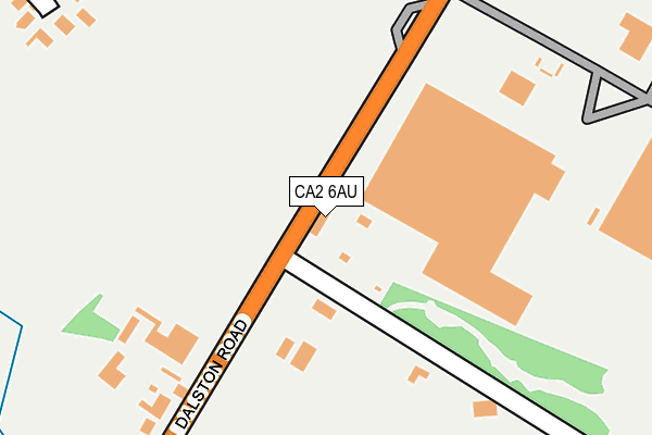 CA2 6AU map - OS OpenMap – Local (Ordnance Survey)