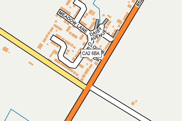 CA2 6BA map - OS OpenMap – Local (Ordnance Survey)