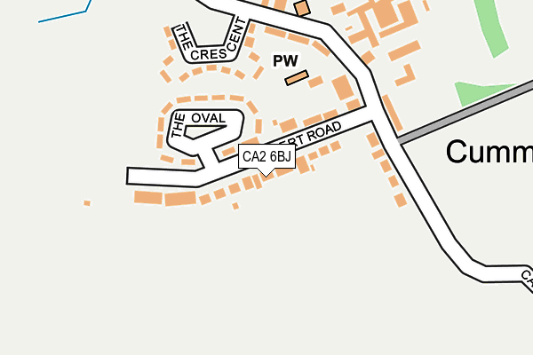 CA2 6BJ map - OS OpenMap – Local (Ordnance Survey)