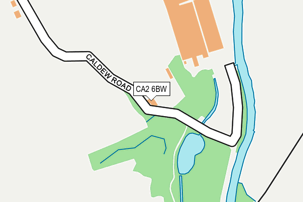 CA2 6BW map - OS OpenMap – Local (Ordnance Survey)