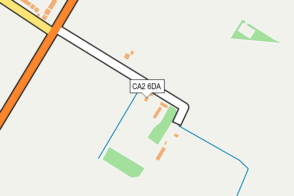 CA2 6DA map - OS OpenMap – Local (Ordnance Survey)