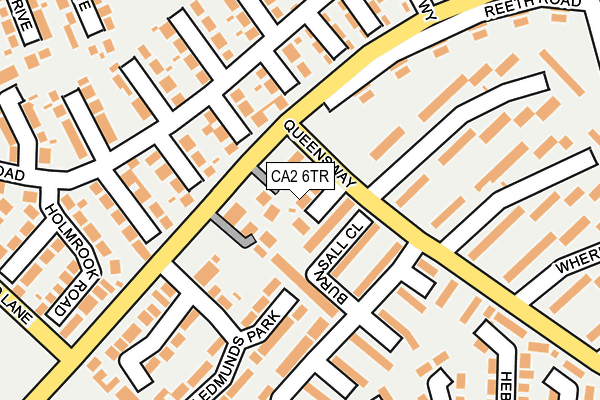 CA2 6TR map - OS OpenMap – Local (Ordnance Survey)