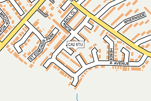 CA2 6TU map - OS OpenMap – Local (Ordnance Survey)