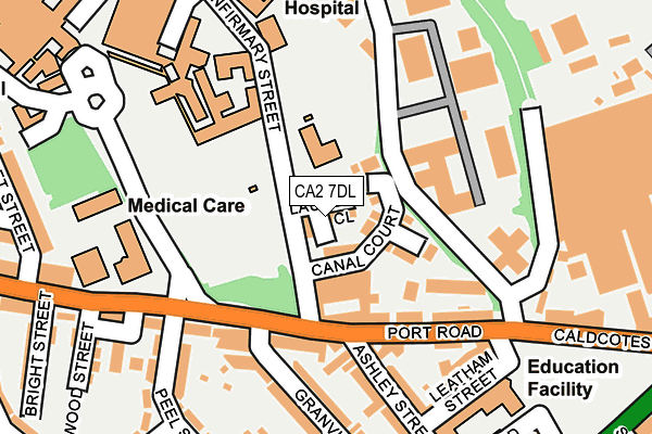 CA2 7DL map - OS OpenMap – Local (Ordnance Survey)