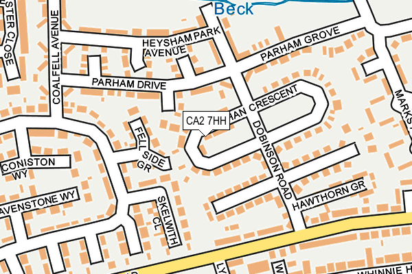 CA2 7HH map - OS OpenMap – Local (Ordnance Survey)