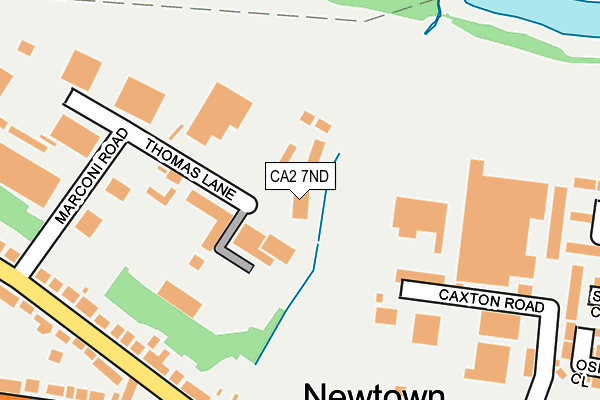CA2 7ND map - OS OpenMap – Local (Ordnance Survey)