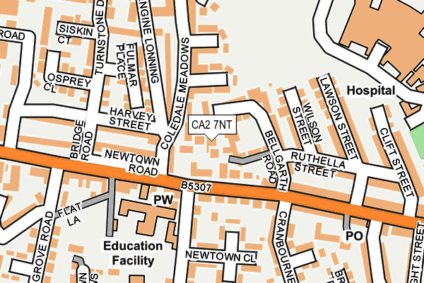 CA2 7NT map - OS OpenMap – Local (Ordnance Survey)