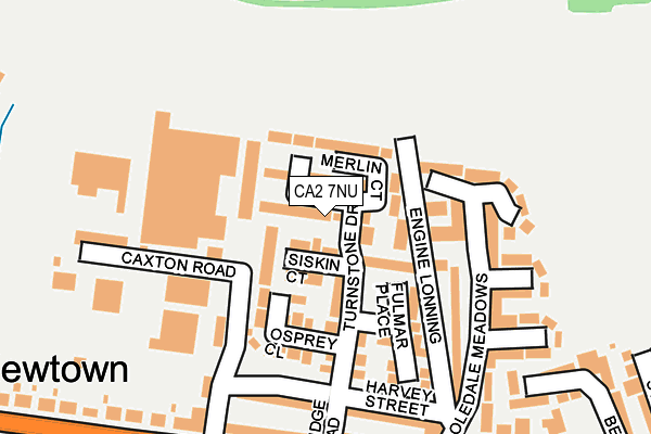 CA2 7NU map - OS OpenMap – Local (Ordnance Survey)