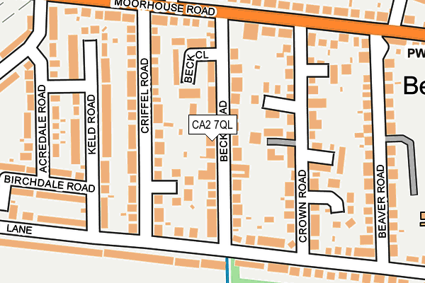 CA2 7QL map - OS OpenMap – Local (Ordnance Survey)