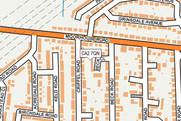 CA2 7QN map - OS OpenMap – Local (Ordnance Survey)