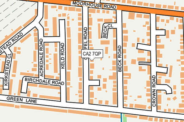 CA2 7QP map - OS OpenMap – Local (Ordnance Survey)