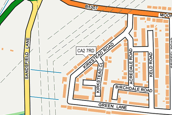 CA2 7RD map - OS OpenMap – Local (Ordnance Survey)