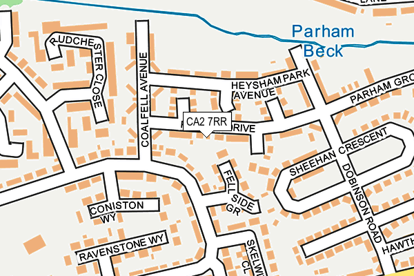 CA2 7RR map - OS OpenMap – Local (Ordnance Survey)