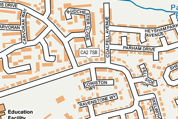 CA2 7SB map - OS OpenMap – Local (Ordnance Survey)