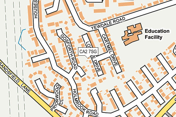 CA2 7SG map - OS OpenMap – Local (Ordnance Survey)