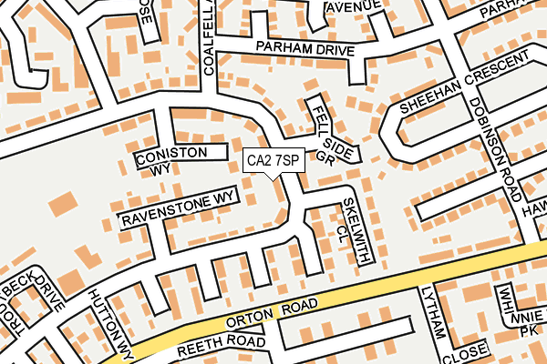 CA2 7SP map - OS OpenMap – Local (Ordnance Survey)