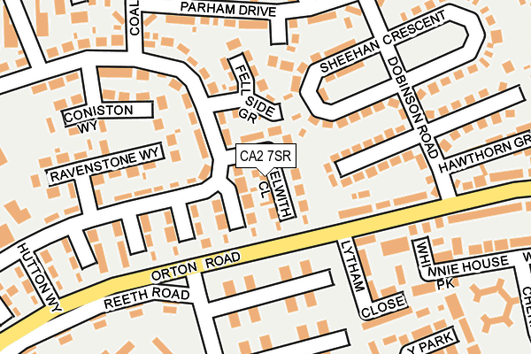 CA2 7SR map - OS OpenMap – Local (Ordnance Survey)