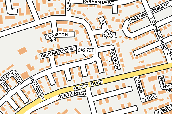 CA2 7ST map - OS OpenMap – Local (Ordnance Survey)