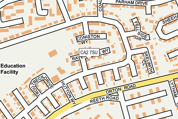 CA2 7SU map - OS OpenMap – Local (Ordnance Survey)