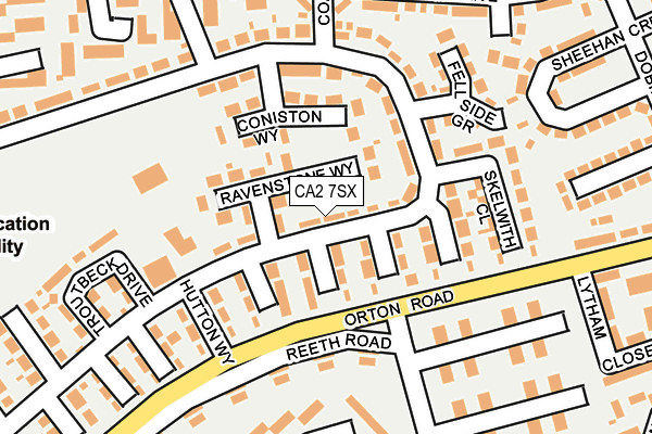 CA2 7SX map - OS OpenMap – Local (Ordnance Survey)