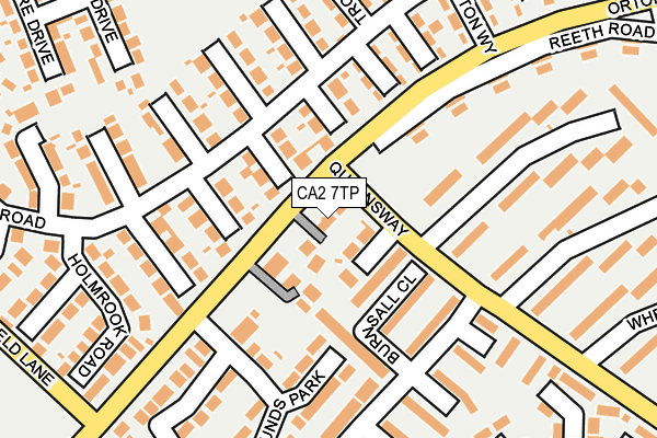 CA2 7TP map - OS OpenMap – Local (Ordnance Survey)