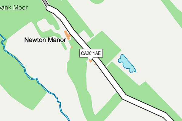 CA20 1AE map - OS OpenMap – Local (Ordnance Survey)