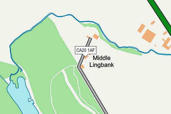 CA20 1AF map - OS OpenMap – Local (Ordnance Survey)