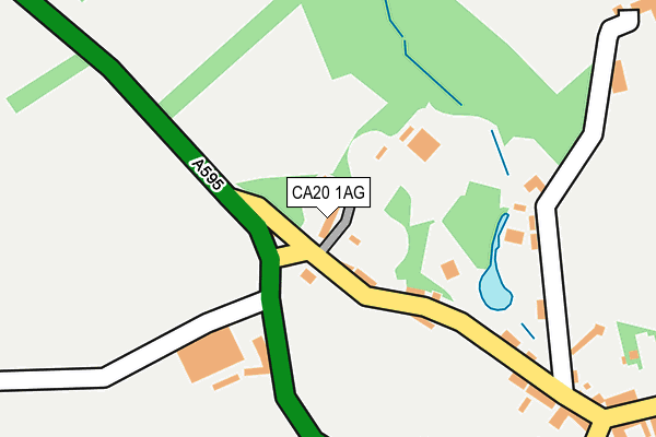 CA20 1AG map - OS OpenMap – Local (Ordnance Survey)