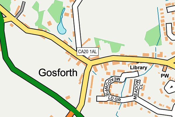 CA20 1AL map - OS OpenMap – Local (Ordnance Survey)