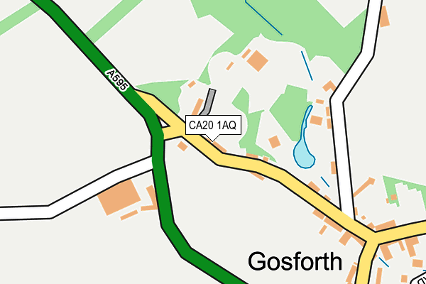 CA20 1AQ map - OS OpenMap – Local (Ordnance Survey)