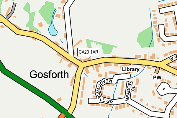 CA20 1AR map - OS OpenMap – Local (Ordnance Survey)