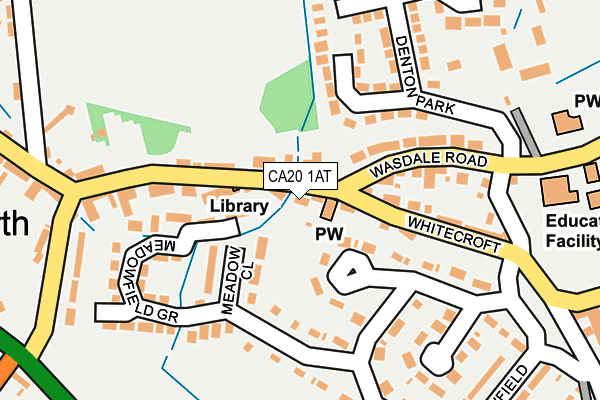 CA20 1AT map - OS OpenMap – Local (Ordnance Survey)