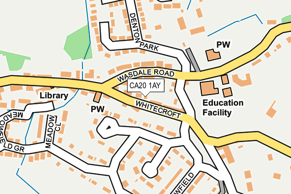 CA20 1AY map - OS OpenMap – Local (Ordnance Survey)