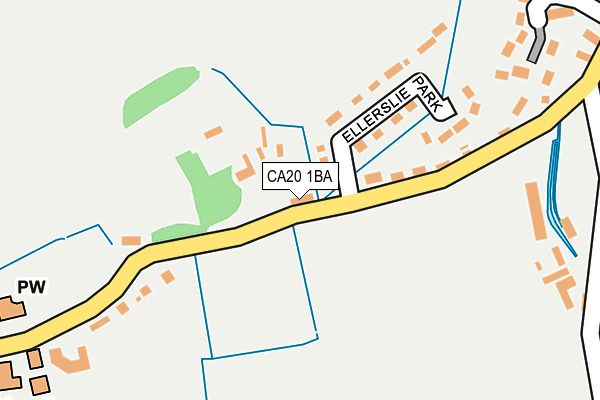 CA20 1BA map - OS OpenMap – Local (Ordnance Survey)