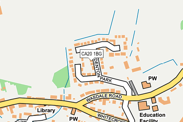 CA20 1BG map - OS OpenMap – Local (Ordnance Survey)