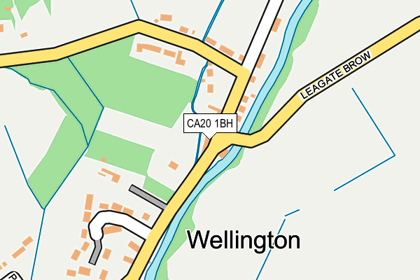 CA20 1BH map - OS OpenMap – Local (Ordnance Survey)