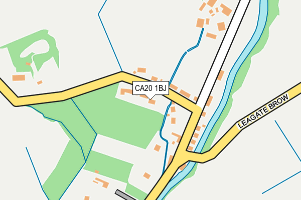 CA20 1BJ map - OS OpenMap – Local (Ordnance Survey)