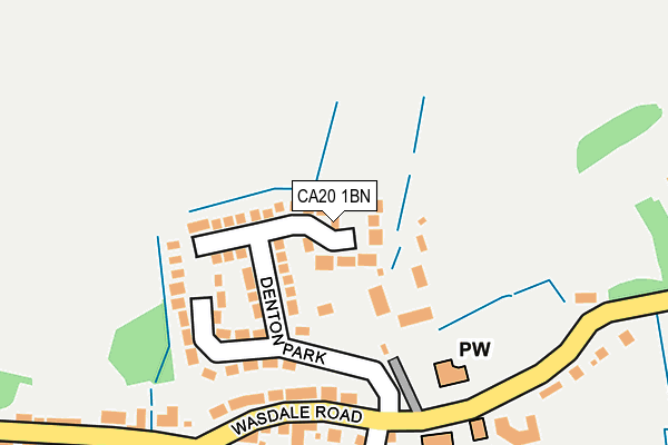 CA20 1BN map - OS OpenMap – Local (Ordnance Survey)