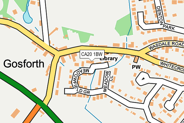 CA20 1BW map - OS OpenMap – Local (Ordnance Survey)