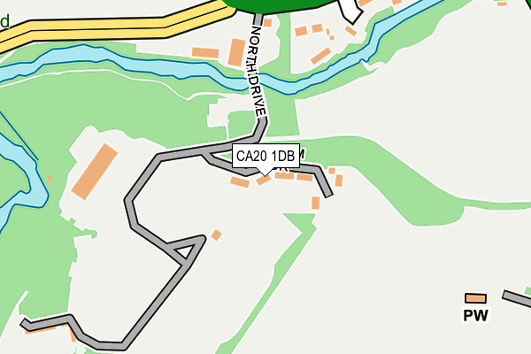 CA20 1DB map - OS OpenMap – Local (Ordnance Survey)