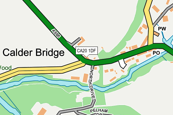 CA20 1DF map - OS OpenMap – Local (Ordnance Survey)