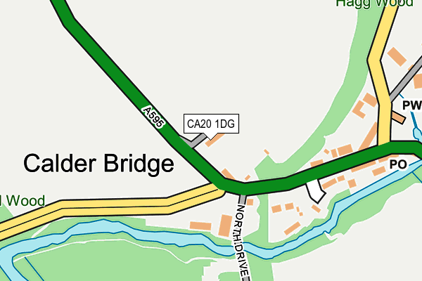 CA20 1DG map - OS OpenMap – Local (Ordnance Survey)