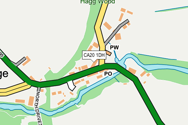 CA20 1DH map - OS OpenMap – Local (Ordnance Survey)