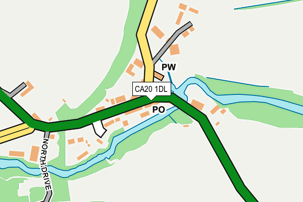 CA20 1DL map - OS OpenMap – Local (Ordnance Survey)