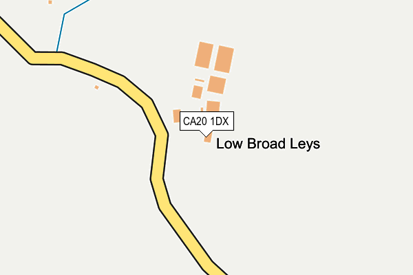 CA20 1DX map - OS OpenMap – Local (Ordnance Survey)