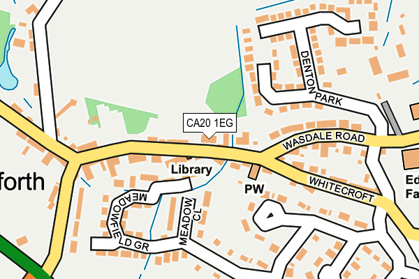 CA20 1EG map - OS OpenMap – Local (Ordnance Survey)